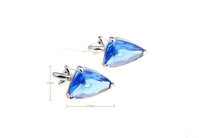  Blue Elegant Cufflinks Crystal Cufflinks Wholesale & Customized  CL641159