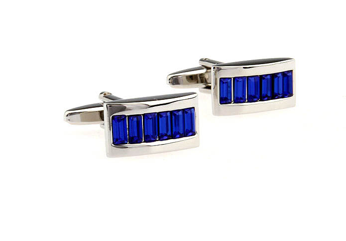  Blue Elegant Cufflinks Crystal Cufflinks Wholesale & Customized  CL651987