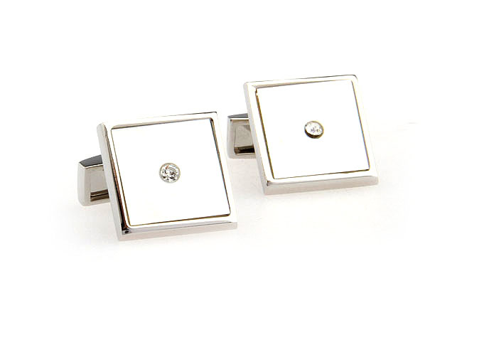  White Purity Cufflinks Crystal Cufflinks Wholesale & Customized  CL652021