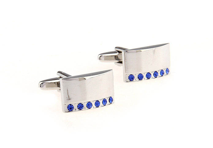  Blue Elegant Cufflinks Crystal Cufflinks Wholesale & Customized  CL652202