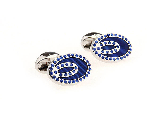  Blue Elegant Cufflinks Crystal Cufflinks Wholesale & Customized  CL652211