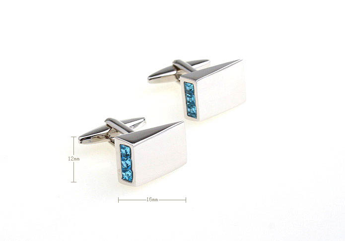  Blue Elegant Cufflinks Crystal Cufflinks Wholesale & Customized  CL652293