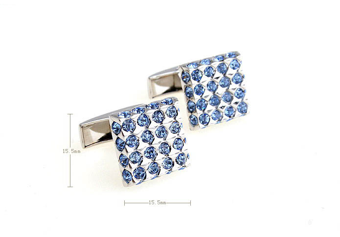 Blue Elegant Cufflinks Crystal Cufflinks Wholesale & Customized  CL652362