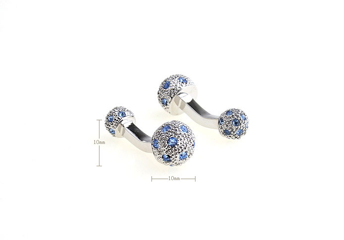  Blue Elegant Cufflinks Crystal Cufflinks Wholesale & Customized  CL652398