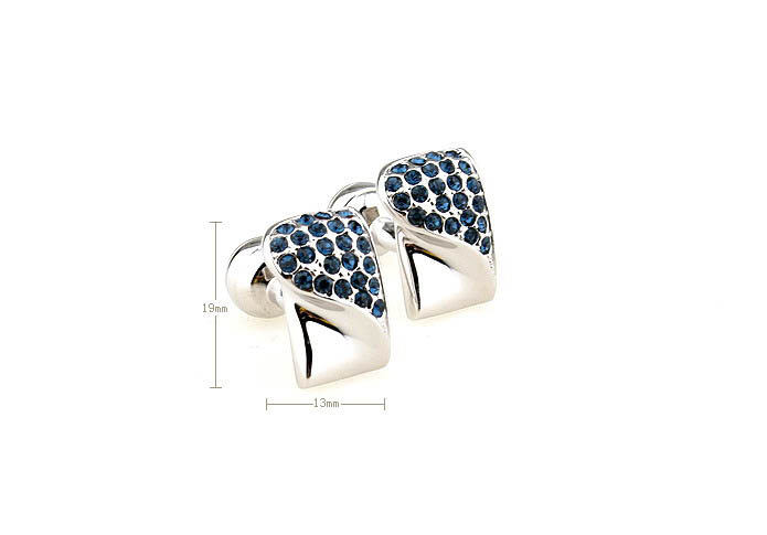 Blue Elegant Cufflinks Crystal Cufflinks Wholesale & Customized  CL652457