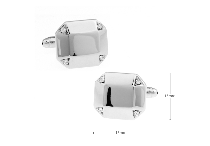  White Purity Cufflinks Crystal Cufflinks Wholesale & Customized  CL654522