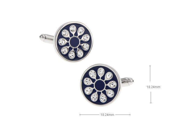  White Purity Cufflinks Crystal Cufflinks Funny Wholesale & Customized  CL654529