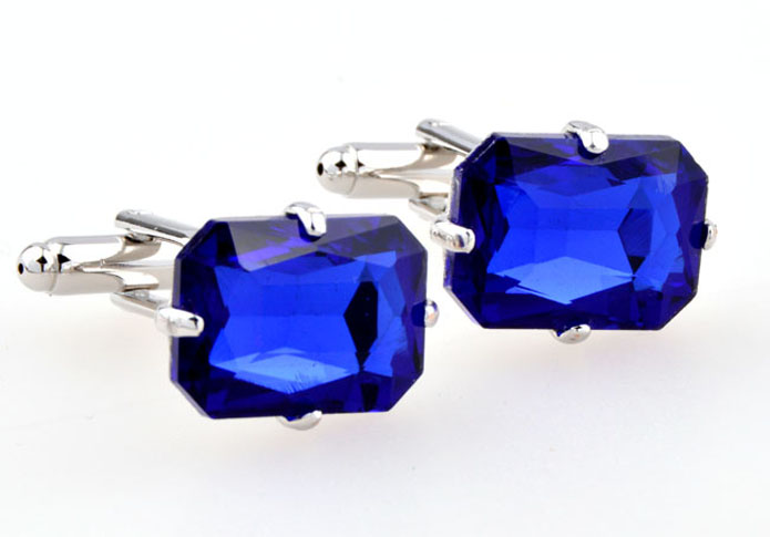  Blue Elegant Cufflinks Crystal Cufflinks Wholesale & Customized  CL654758