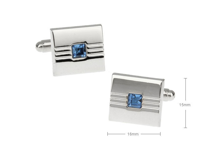 Blue Elegant Cufflinks Crystal Cufflinks Wholesale & Customized CL655244
