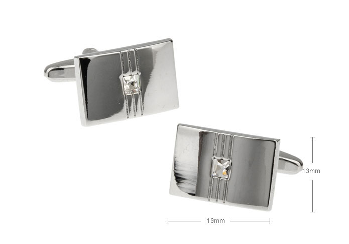 White Purity Cufflinks Crystal Cufflinks Wholesale & Customized CL655245