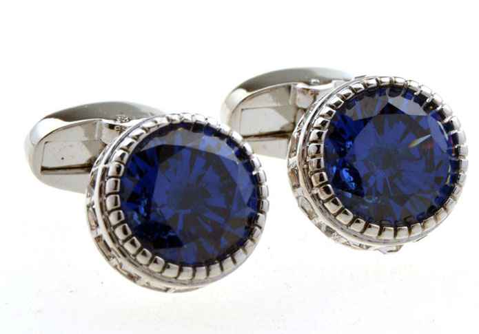  Blue Elegant Cufflinks Crystal Cufflinks Wholesale & Customized  CL655857