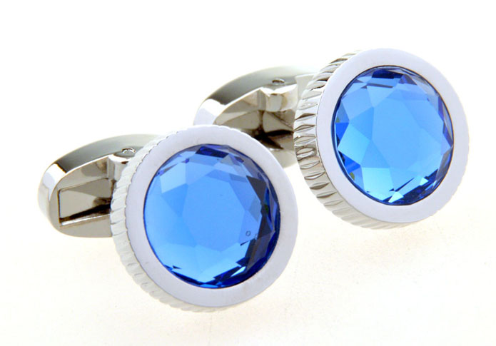  Blue Elegant Cufflinks Crystal Cufflinks Wholesale & Customized  CL656528