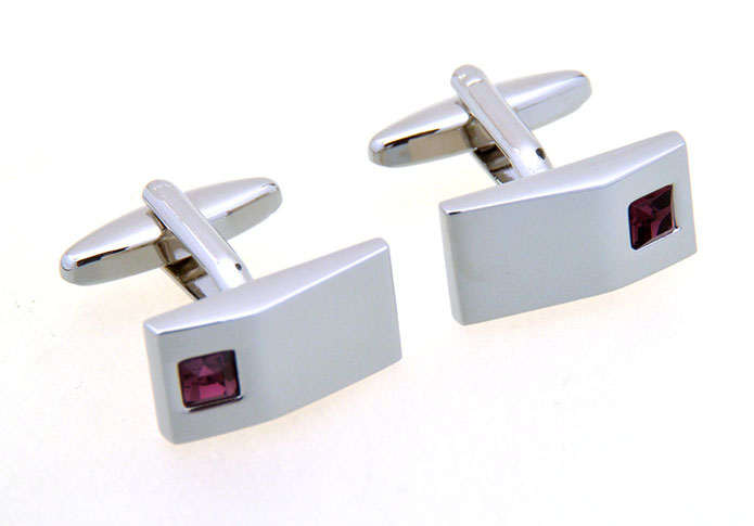  Purple Romantic Cufflinks Crystal Cufflinks Wholesale & Customized  CL657039