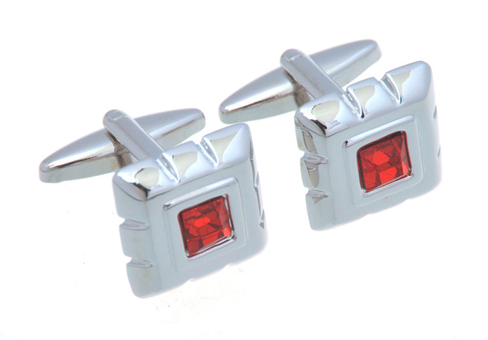  Red Festive Cufflinks Crystal Cufflinks Wholesale & Customized  CL657364