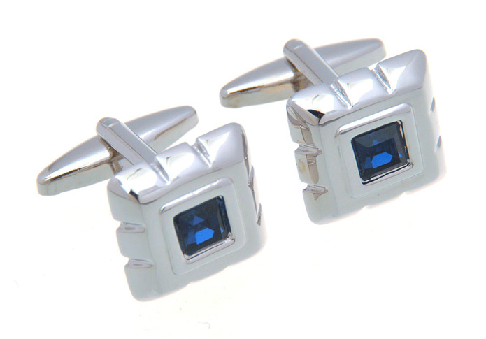  Blue Elegant Cufflinks Crystal Cufflinks Wholesale & Customized  CL657365