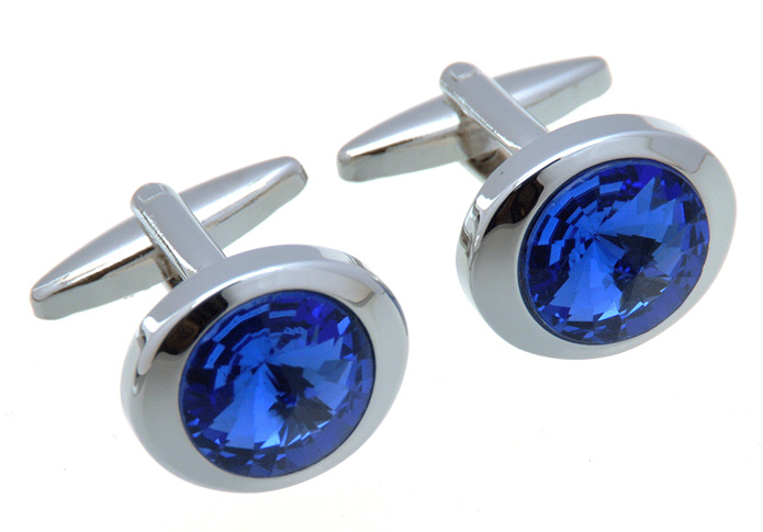  Blue Elegant Cufflinks Crystal Cufflinks Wholesale & Customized  CL657384