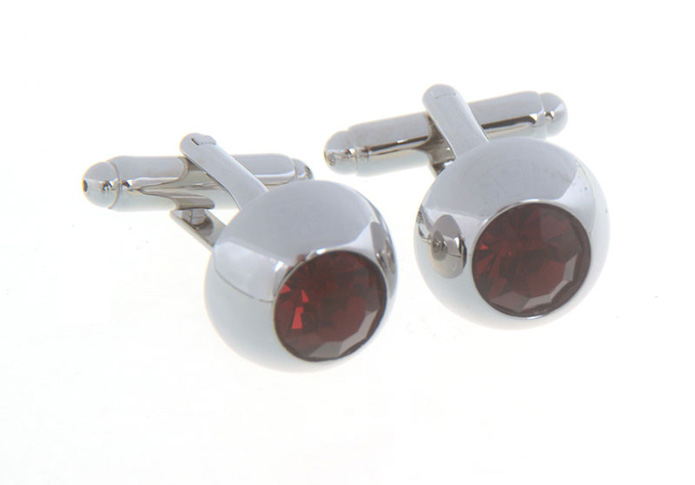  Red Festive Cufflinks Crystal Cufflinks Wholesale & Customized  CL657397