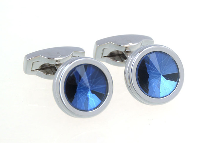  Blue Elegant Cufflinks Crystal Cufflinks Wholesale & Customized  CL657398