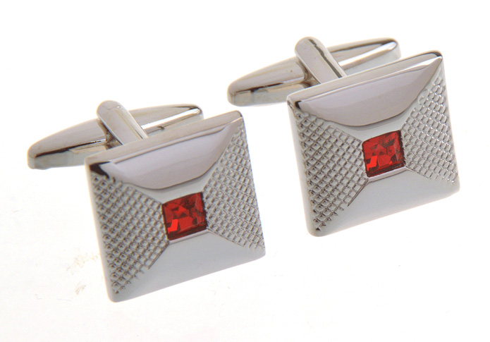  Red Festive Cufflinks Crystal Cufflinks Wholesale & Customized  CL657410