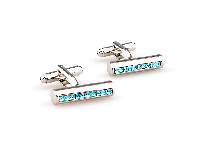 Blue Elegant Cufflinks Crystal Cufflinks Wholesale & Customized  CL664041