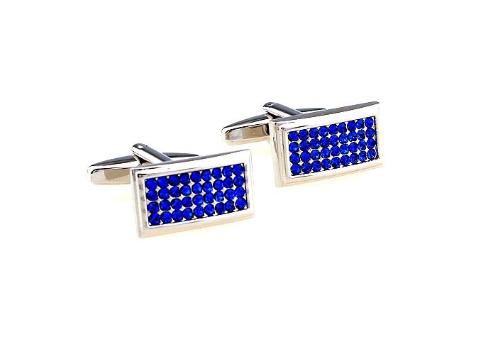  Blue Elegant Cufflinks Crystal Cufflinks Wholesale & Customized  CL664116