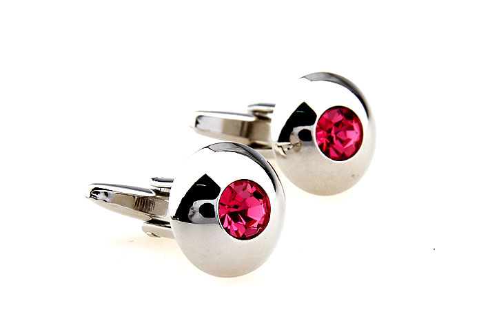  Pink Charm Cufflinks Crystal Cufflinks Wholesale & Customized  CL664255