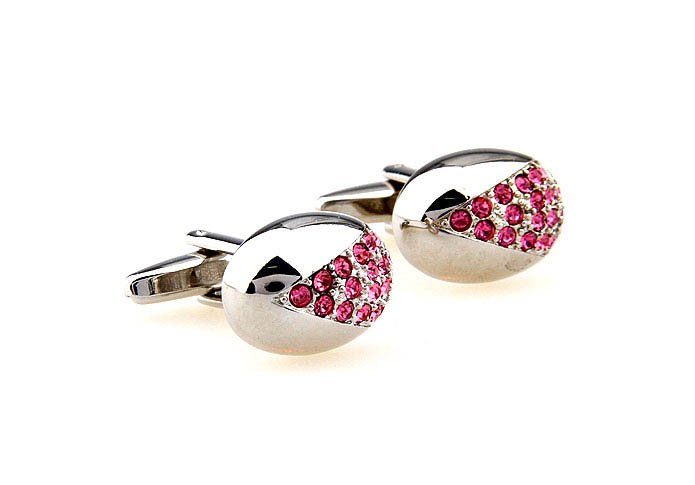  Pink Charm Cufflinks Crystal Cufflinks Wholesale & Customized  CL664291