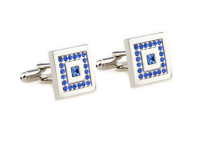  Blue Elegant Cufflinks Crystal Cufflinks Wholesale & Customized  CL664344