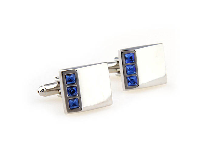  Blue Elegant Cufflinks Crystal Cufflinks Wholesale & Customized  CL664473