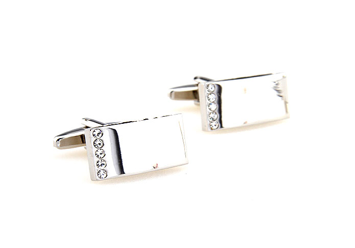  White Purity Cufflinks Crystal Cufflinks Wholesale & Customized  CL664480