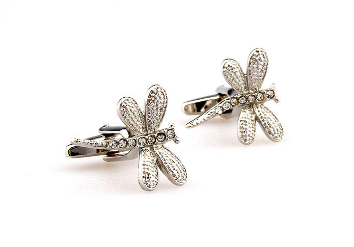 Dragonfly Cufflinks  White Purity Cufflinks Crystal Cufflinks Animal Wholesale & Customized  CL664547