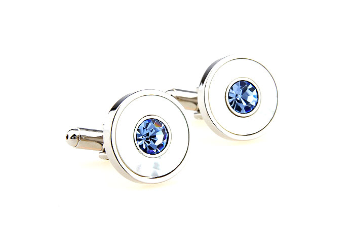  Blue Elegant Cufflinks Crystal Cufflinks Wholesale & Customized  CL664569