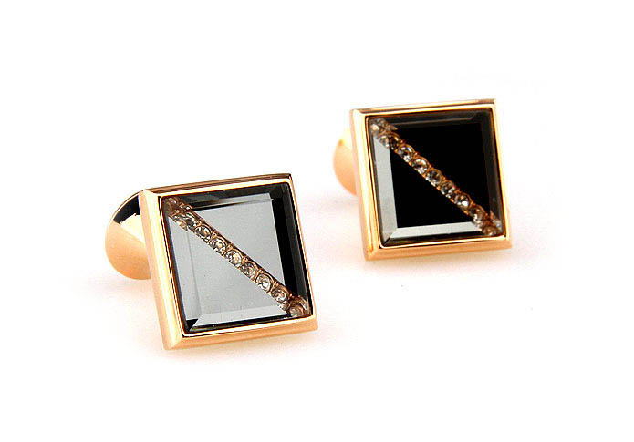  Gold Luxury Cufflinks Crystal Cufflinks Wholesale & Customized  CL664786