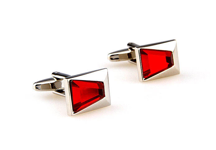  Red Festive Cufflinks Crystal Cufflinks Wholesale & Customized  CL665042