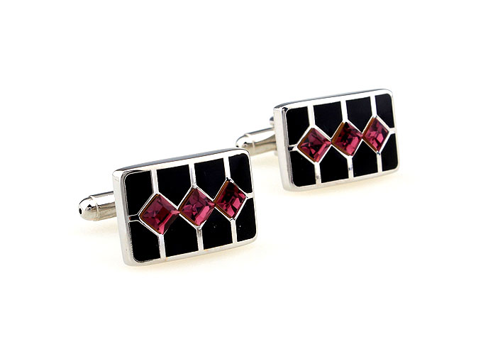  Purple Romantic Cufflinks Crystal Cufflinks Wholesale & Customized  CL665307