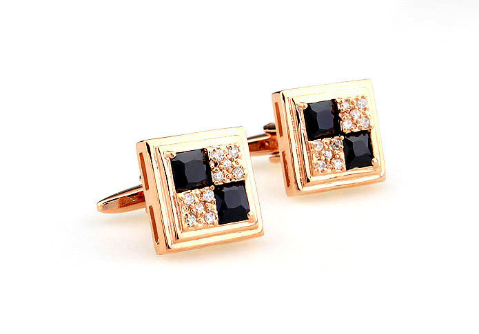  Gold Luxury Cufflinks Crystal Cufflinks Wholesale & Customized  CL665435