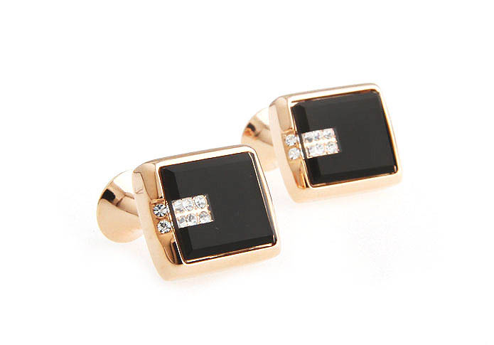  Gold Luxury Cufflinks Crystal Cufflinks Wholesale & Customized  CL665694