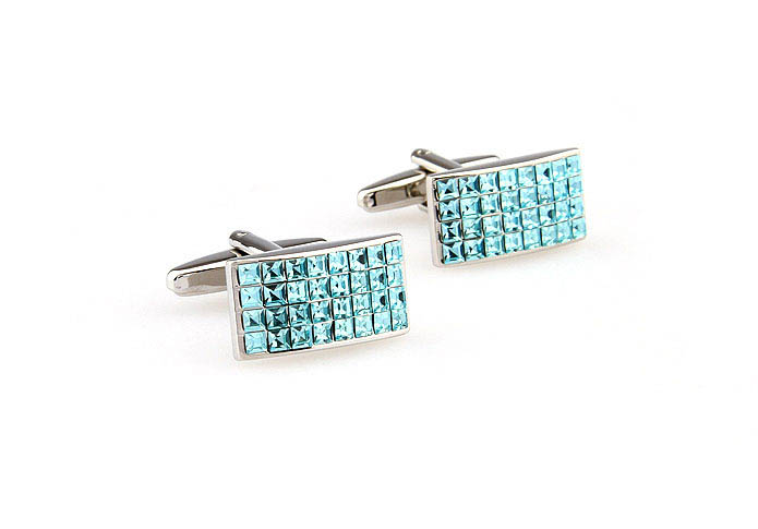  Blue Elegant Cufflinks Crystal Cufflinks Wholesale & Customized  CL666233