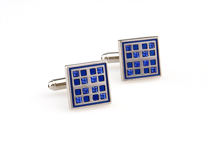  Blue Elegant Cufflinks Crystal Cufflinks Wholesale & Customized  CL666334