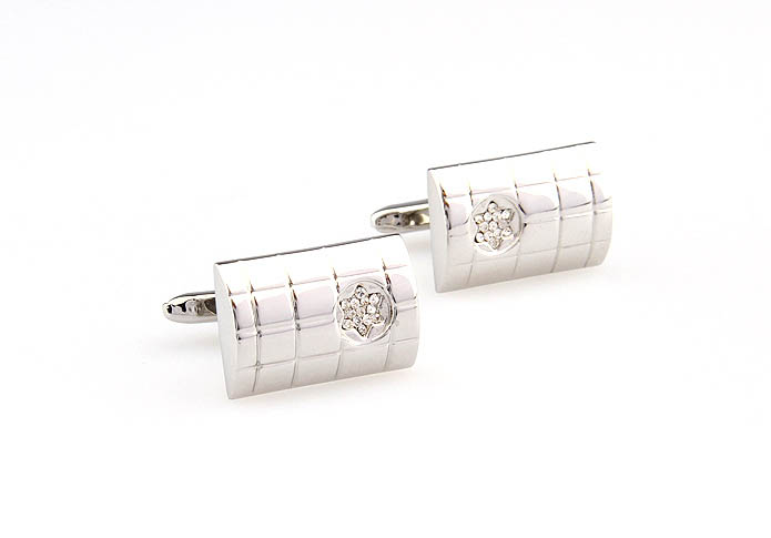  White Purity Cufflinks Crystal Cufflinks Wholesale & Customized  CL666371