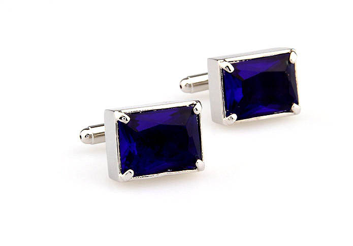  Blue Elegant Cufflinks Crystal Cufflinks Wholesale & Customized  CL666484