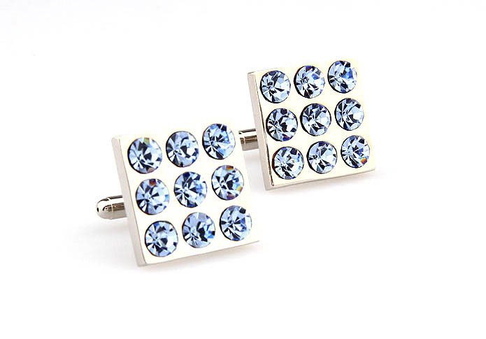 Blue Elegant Cufflinks Crystal Cufflinks Wholesale & Customized  CL666549