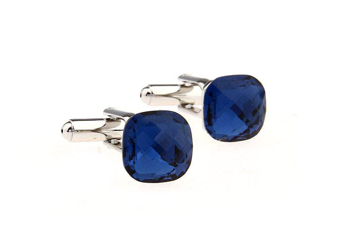  Blue Elegant Cufflinks Crystal Cufflinks Wholesale & Customized  CL666788