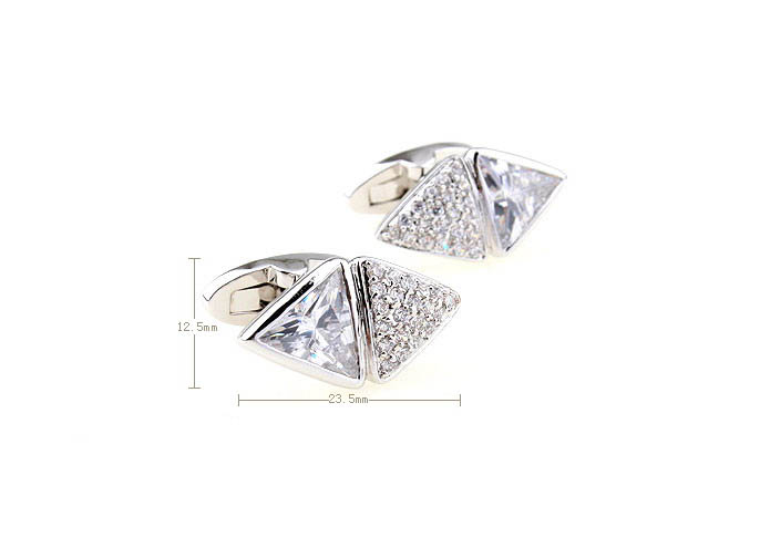  White Purity Cufflinks Crystal Cufflinks Wholesale & Customized  CL681010
