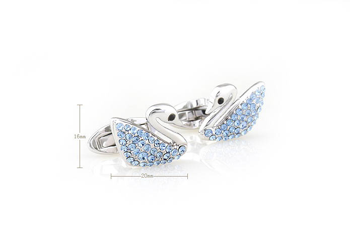 Swan Cufflinks  Multi Color Fashion Cufflinks Crystal Cufflinks Animal Wholesale & Customized  CL681050
