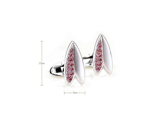  Pink Charm Cufflinks Crystal Cufflinks Wholesale & Customized  CL681066
