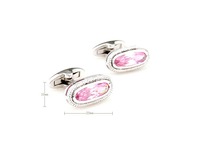  Pink Charm Cufflinks Crystal Cufflinks Wholesale & Customized  CL681094
