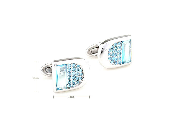  Blue Elegant Cufflinks Crystal Cufflinks Wholesale & Customized  CL681101
