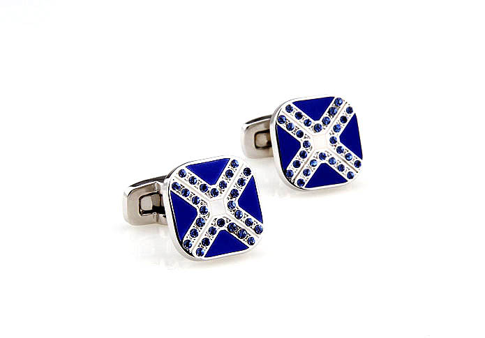  Blue Elegant Cufflinks Crystal Cufflinks Wholesale & Customized  CL681119