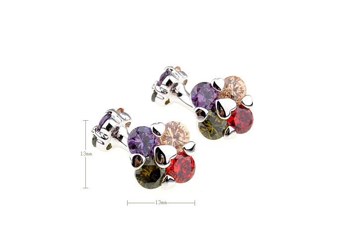 Clover Cufflinks  Multi Color Fashion Cufflinks Crystal Cufflinks Funny Wholesale & Customized  CL690718